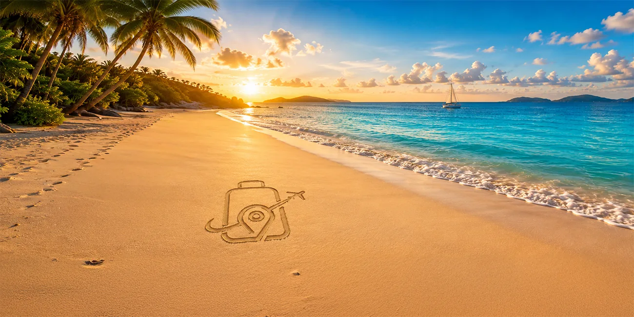 Diseñar Viajes: playa paradisíaca para viajes de descanso